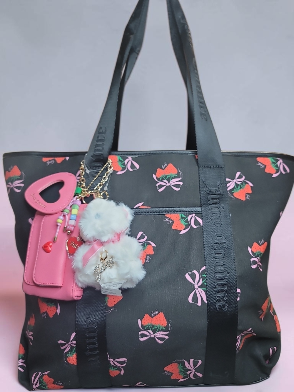 Juicy Couture Strawberry Festival Tote Bag NWOT